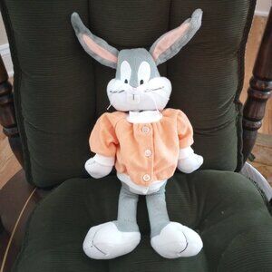 15" Bugs Bunny Rabbit Looney Tunes Plush, Restored and Redressed